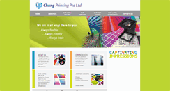 Desktop Screenshot of chungprinting.com